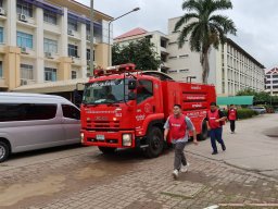 โครงการอบรมเพื่อเตรียมความพร้อมในการป้องกันและระงับอัคคีภัย อุทกภัย และแผ่นดินไหว คณะเศรษฐศาสตร์ ประจำปีงบประมาณ 2568