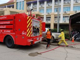 โครงการอบรมเพื่อเตรียมความพร้อมในการป้องกันและระงับอัคคีภัย อุทกภัย และแผ่นดินไหว คณะเศรษฐศาสตร์ ประจำปีงบประมาณ 2568