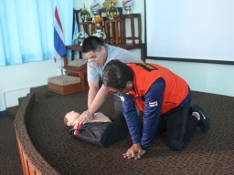 โครงการอบรมเพื่อเตรียมความพร้อมในการป้องกันและระงับอัคคีภัย อุทกภัย และแผ่นดินไหว คณะเศรษฐศาสตร์ ประจำปีงบประมาณ 2568