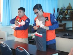 โครงการอบรมเพื่อเตรียมความพร้อมในการป้องกันและระงับอัคคีภัย อุทกภัย และแผ่นดินไหว คณะเศรษฐศาสตร์ ประจำปีงบประมาณ 2568