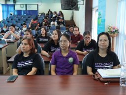 โครงการอบรมเพื่อเตรียมความพร้อมในการป้องกันและระงับอัคคีภัย อุทกภัย และแผ่นดินไหว คณะเศรษฐศาสตร์ ประจำปีงบประมาณ 2568