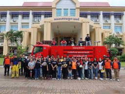 โครงการอบรมเพื่อเตรียมความพร้อมในการป้องกันและระงับอัคคีภัย อุทกภัย และแผ่นดินไหว คณะเศรษฐศาสตร์ ประจำปีงบประมาณ 2568