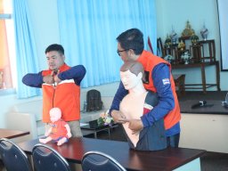 โครงการอบรมเพื่อเตรียมความพร้อมในการป้องกันและระงับอัคคีภัย อุทกภัย และแผ่นดินไหว คณะเศรษฐศาสตร์ ประจำปีงบประมาณ 2568