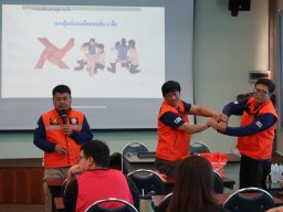 โครงการอบรมเพื่อเตรียมความพร้อมในการป้องกันและระงับอัคคีภัย อุทกภัย และแผ่นดินไหว คณะเศรษฐศาสตร์ ประจำปีงบประมาณ 2568