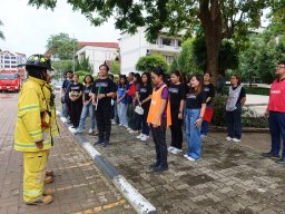 โครงการอบรมเพื่อเตรียมความพร้อมในการป้องกันและระงับอัคคีภัย อุทกภัย และแผ่นดินไหว คณะเศรษฐศาสตร์ ประจำปีงบประมาณ 2568